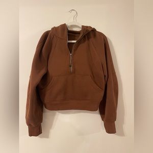 Scuba Oversized Half-Zip Hoodie